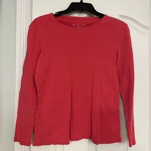 Chico's 100% cotton Rose Long Sleeve Top